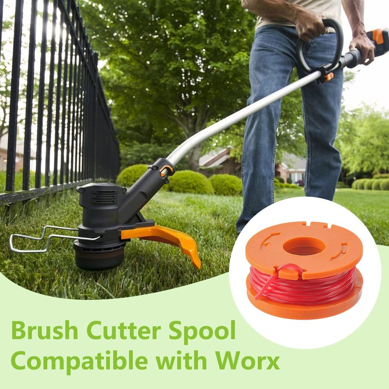 EPLZON Grass Trimmer Spool for Worx Grass Trimmer, Diameter 1.65