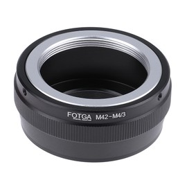 FOTGA For M42 lens to Micro 4/3 Adapter Ring for E-PL1, E-PL1s, E-PL2, E-PL3, E-P2, E-P3, PEN-F, E-PL7, E-PL8, E-PL9, E-M, OM-D, E-M1 E-M5 Mark II, E-M10 Mark II III, DMC-G1, G2, G3, G9, G10, GX1, GH1, GH2, GF1, GF2, GF3, GF5, GH4, GH5, GH5s, GX85, GX7
