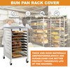 Aerdun Pan Bun Rack Cover, PVC Frosted,High Density Waterproof Bread