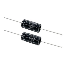 Cermant 2Pcs 100v 3.3uf Electrolytic Non-Polarized Crossover Capacitor Frequency Divider