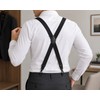 Heavy Duty Suspenders for Men Work Biker Outdoor 3.8cm Wide