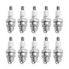 Vkinman 10Pcs Chainsaw Spark Plug Kit, Replacement for Stihl MS180