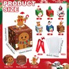 Cholemy 12 Pcs Christmas Money Dispenser and Money Box with