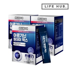 Life Hub 라이프허브 아르기닌 원데이 맥스 3세트(5g x 90포) 3개월분