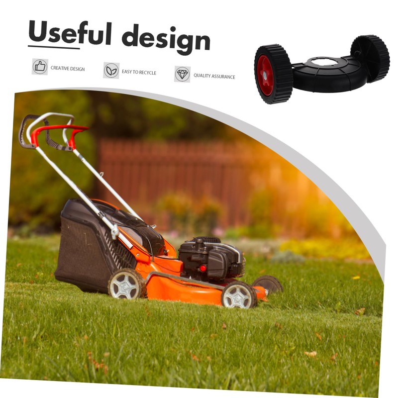 CAXUSD 1 Set Universal Caster Wheels for Lawn Mower Replacement