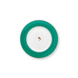 PIP STUDIO Love Birds Bread Plate Green 17 cm