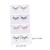 FOMIYES Sets Extensions Eyelashes for Women Cosplay Glitter False Lashes