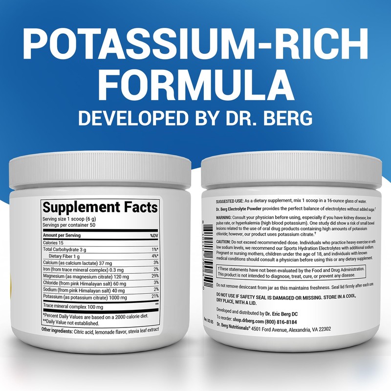 Dr. Berg Zero Sugar Hydration Keto Electrolyte Powder - Enhanced