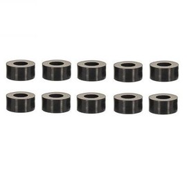 Spacer Sleeves for M5 Screws, Length 5 mm, Plastic, Black, Set of 10
