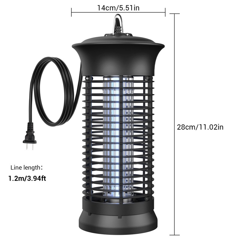Electric Fly Gnat Killer Lamp Pests Fly Insect Trap Mosquito
