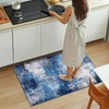 KIRFEIHT Modern Abstract 2x3 Area Rug, Non-Slip Washable Carpet for