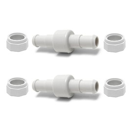 ATIE 280, 380, 180 Pool Cleaner Hose Swivel D20 and Hose Nut D15 Combo Kit Replacement For Zodiac Polaris 280, 380, 180 Pool Cleaners (2 Pack)