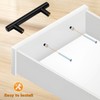 Probrico 10 Pack 2.5" Hole Center Kitchen Cabinet Handles, Euro