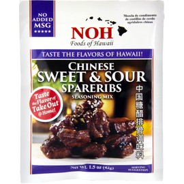 NOH Chinese Sweet & Sour Spareribs, 1.5-Ounce Packet, (Pack of 12)