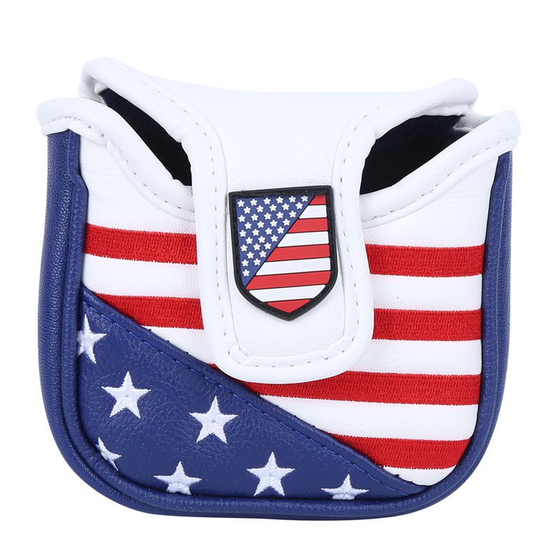 Golf Putter Magnetic Protection Covers Waterproof Headcover with Embroidery Pattern
