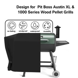 Grill Cover for Pit Boss Austin XL and 1000 Series, Wood Pellet Smoker Cover for Pit Boss Austin XL 1000, Rancher XL 1000, 1100 Pro, 1150, and Z Grill 1000