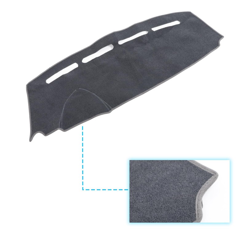 LLKUANG Dash Cover Mat Dash Mat Compatible with Fiat 500