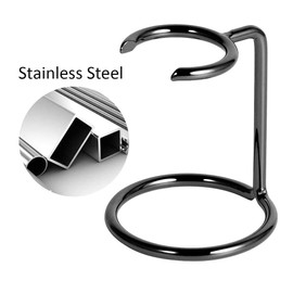 Grandslam Shave Brush Stand Stainless Steel for Badger Shaving Brushes Holder Height 2.8inch/7cm Space Saver