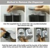 Shower Soap Dispenser Wall Mounted Bathroom ABS Plastic Liquid Hand