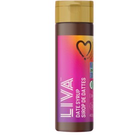 LIVA 100% Pure Organic Date Syrup 400g Bottle | Source of FIbre, Non GMO, Certified Kosher, Gluten-Free