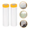 Mipcase 2Rolls Outdoor Window Insulation Kit Weatherproofing Pe Shrink Film