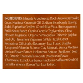 Zion Health Adama Minerals Clay Deodorant Citrus Blossom - 2.5 oz - Aluminum Free