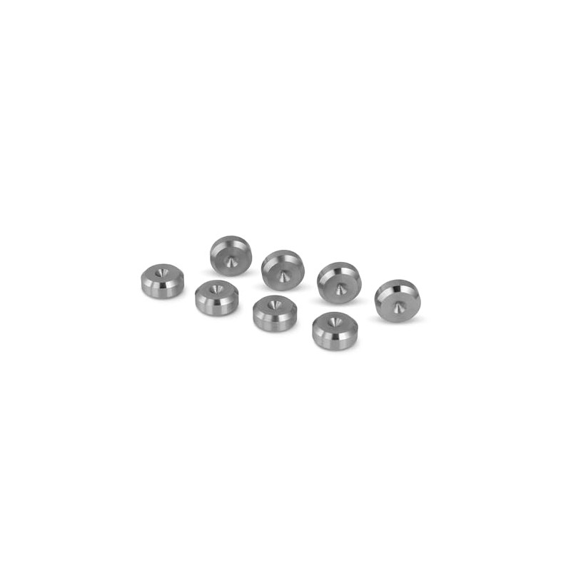 PrecisionGeek - Speaker Spike's Pads, Stainless Steel, 16mm in diameter