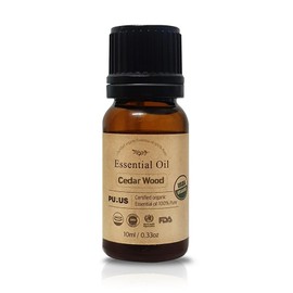 Pureus Organic Cedarwood, 10ml, 1 piece / 퓨어스 유기농 씨더우드, 10ml, 1개