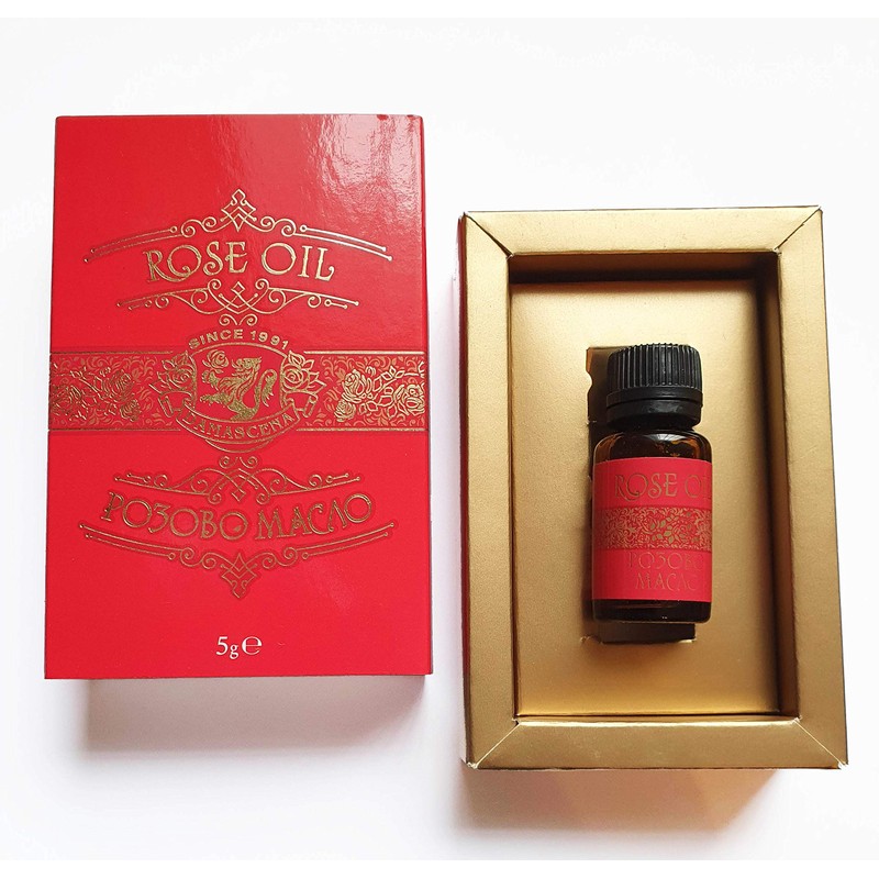 Pure 100% Essential Oil Rose Otto Damask Bulgarian Pink 6 ml