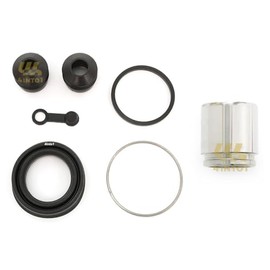 Front Brake Caliper Rebuild Kit - Fits Honda GL1000 Gold Wing 1975-1977 Seals Piston Bleeder Cap