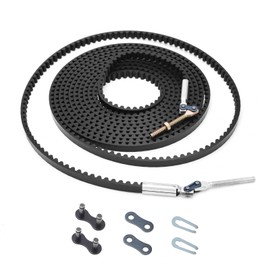 39354R.S 7 Ft High Garage Door Belt Compatible with Genie 7055, 2055, 7155, 1055, 1155, 3055, 3053, 3155d, SilentMax, SilentMax Garage Opener, Replacement Genie Belt (Black)