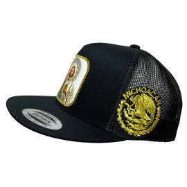 Unbranded SAN JUDAS TADEO DE MICHOACÁN HAT BLACK MESH EL CHAPO GUZMAN MEXICO