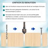 KEWAYO Countersink Drill Bit Set for Metal, Countersink 82°, Countersink