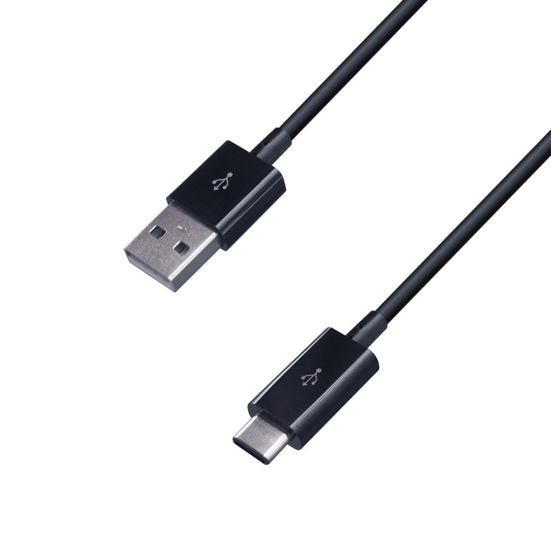 カシムラ USB充電&同期ケーブル1.2M USB Type-A~USB Type-C ブラック AJ-473