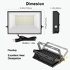 Onforu 40W Flood Lights Outdoor,4000lm Bright LED Plug in Work