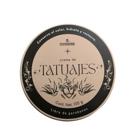 Crema para Tatuajes con Pantenol y Manzanilla | Hidratante y Suavizante | 200 g