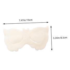 SAFIGLE Thickened Double Facial Towel Mask for Compress Moisture Absorption Eye Patch Design for Enhanced Relaxation Convenient Rope for Easy Carrying