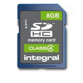 Integral 8GB SDHC Class 4 Card