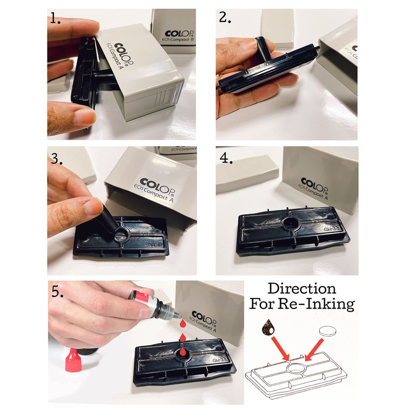 Printtoo Top Secret Self Inking Rubber Stamp Pre-Inked Office Stamp-