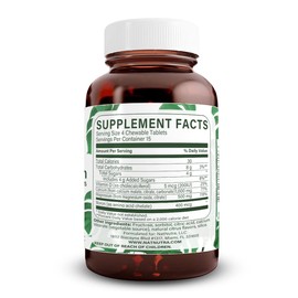 Natural Nutra Chewable Calcium Supplement for Bone Strength, Promotes Muscle Health, Helps Enhance Teeth Health, Support Nerve Health, and Cardiovascular Health, Improve Bone Strength, 60 Tablets