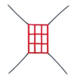 CAWKAY Strike Zone Target Baseball Net Pitching Batting Throw Hitting Softball Practice Training Adjustable (Red 9 Grit)