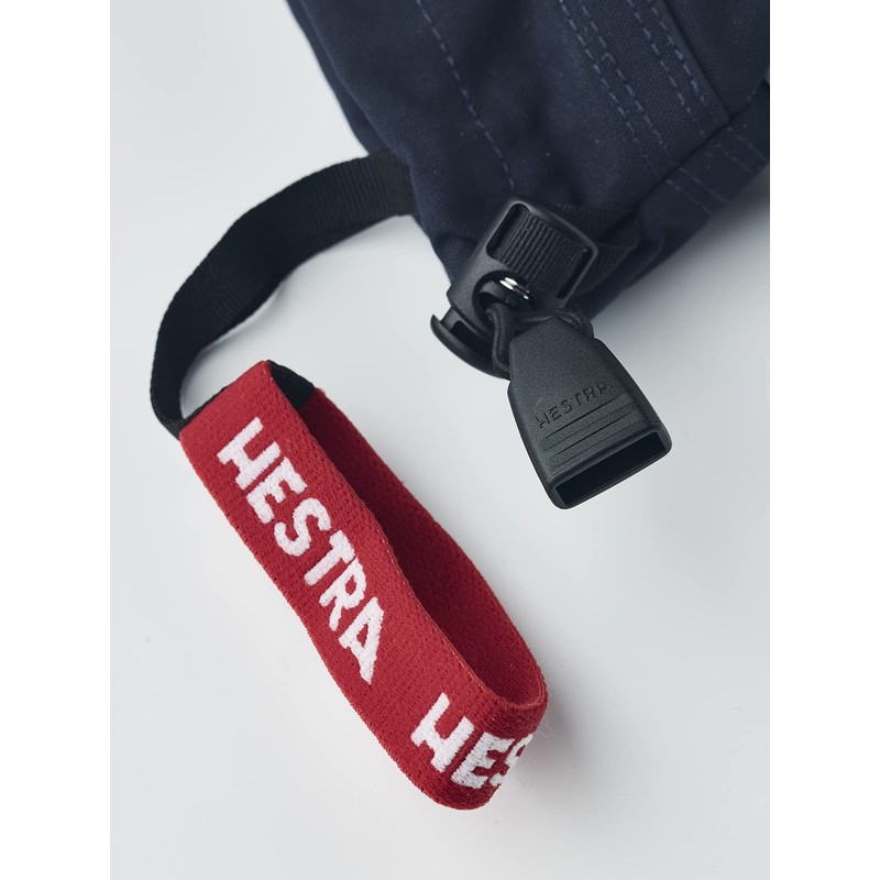 Hestra Army Leather Heli Ski 5-Finger Gloves Children Blue/White