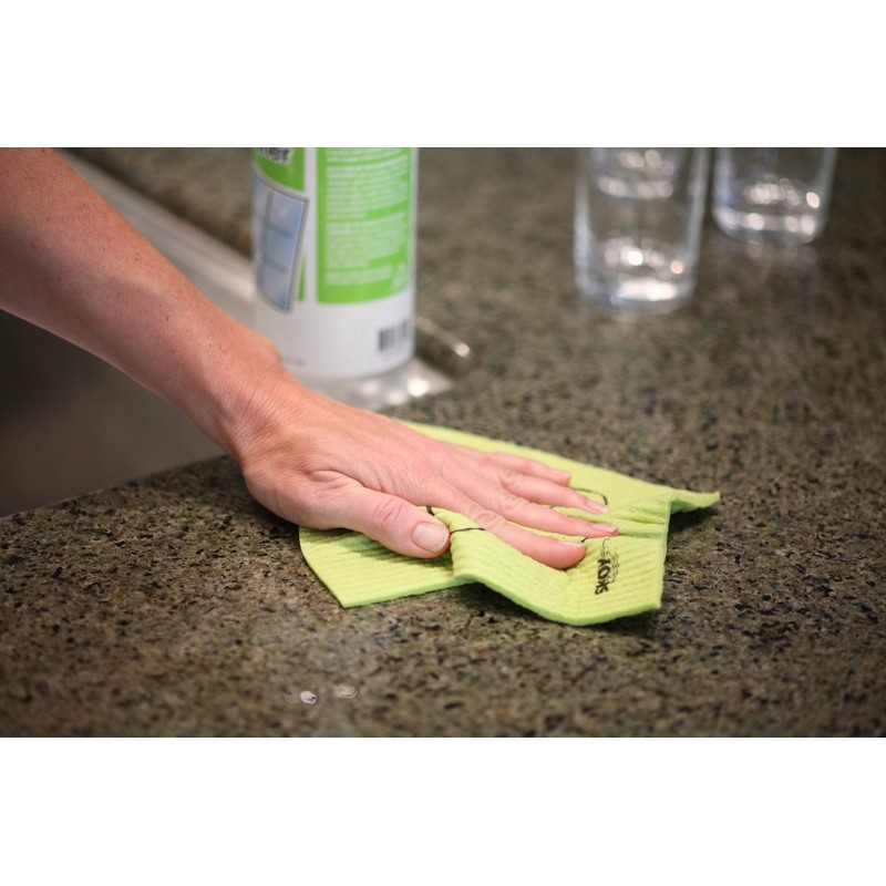 Skoy Bundle, 2-Pack Scrub, and 4-Pack Swedish Dishcloth, Reusable Cleaning