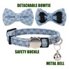 Gyapet Cat Collar Breakaway Bowtie Safety with Bell Adjustbale Kitten