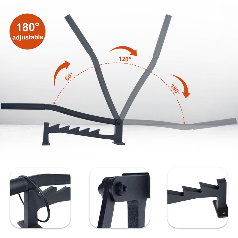 Meyoppm Wall Mounted Firewood Splitter, Firewood Splitter Mounted with Safety