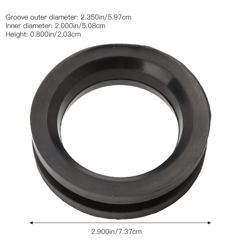 Rubber Gasket, Black Rubber Material Neck Grommet Fuel Tank Filler