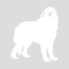 Great Pyrenees Sticker Vinyl Auto Window pyr
