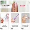 2PCS Stainless Steel Cuticle Pusher and Gel Scraper Set Salon