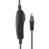 Call Center Headset, Head-Mounted Telephone Headphone RJ9 with Noise Cancelling