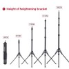 189cm/74.4in Adjustable Tripod Stand Video Light Stand Aluminum Alloy Material